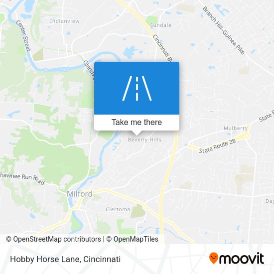Hobby Horse Lane map