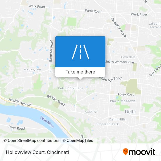 Hollowview Court map