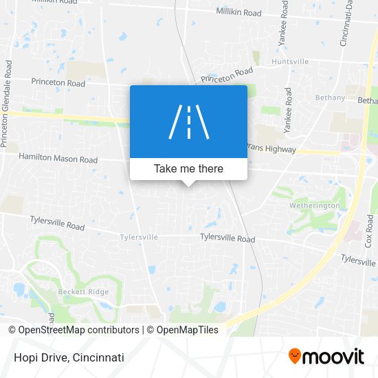 Mapa de Hopi Drive