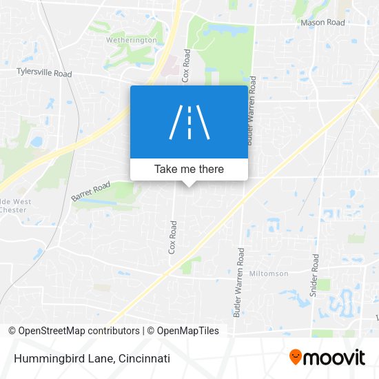 Hummingbird Lane map