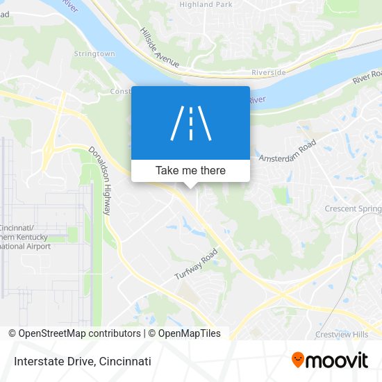 Interstate Drive map