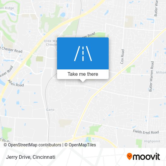 Mapa de Jerry Drive