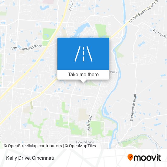 Kelly Drive map