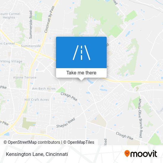 Mapa de Kensington Lane