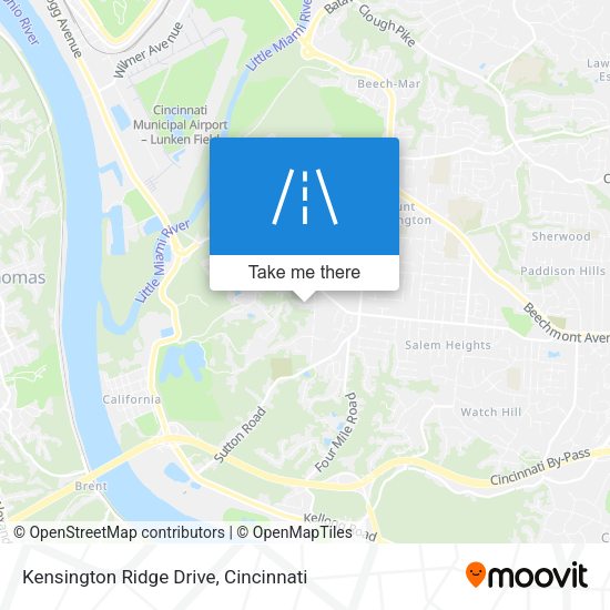 Kensington Ridge Drive map
