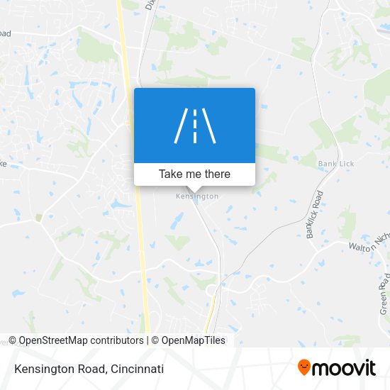 Kensington Road map