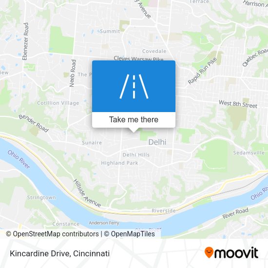 Kincardine Drive map