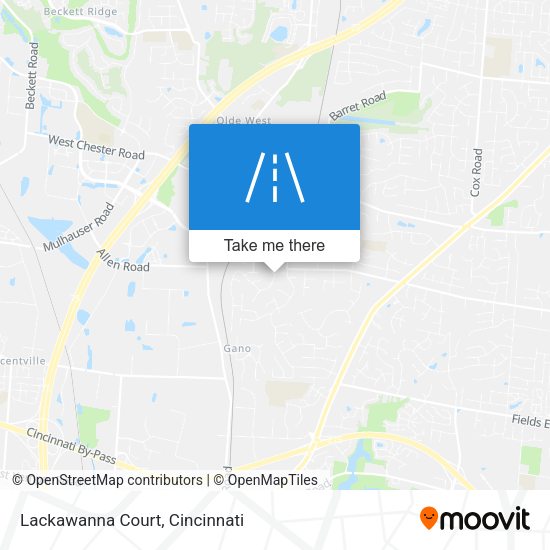 Lackawanna Court map