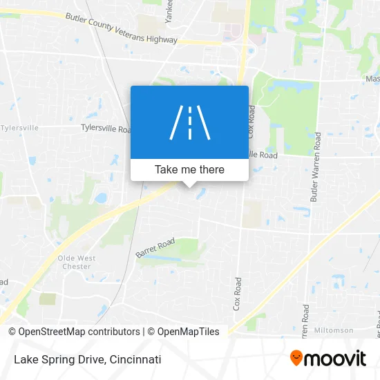 Lake Spring Drive map