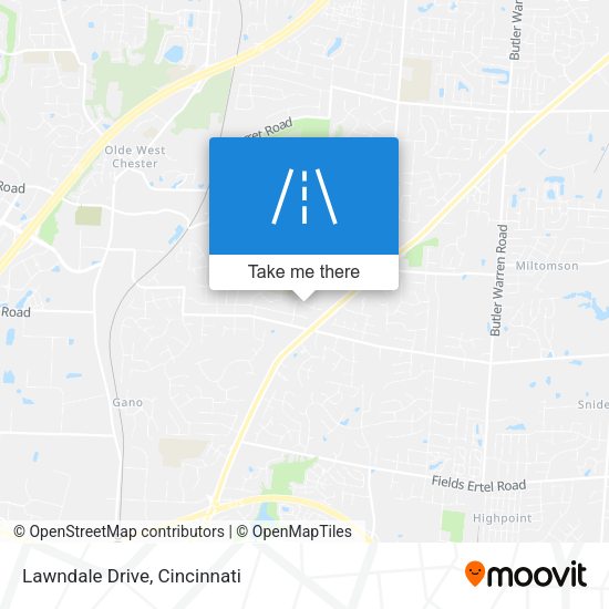 Mapa de Lawndale Drive