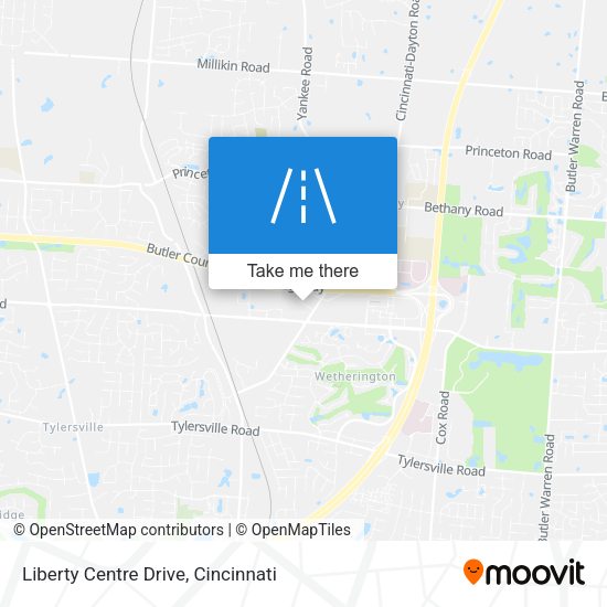 Liberty Centre Drive map