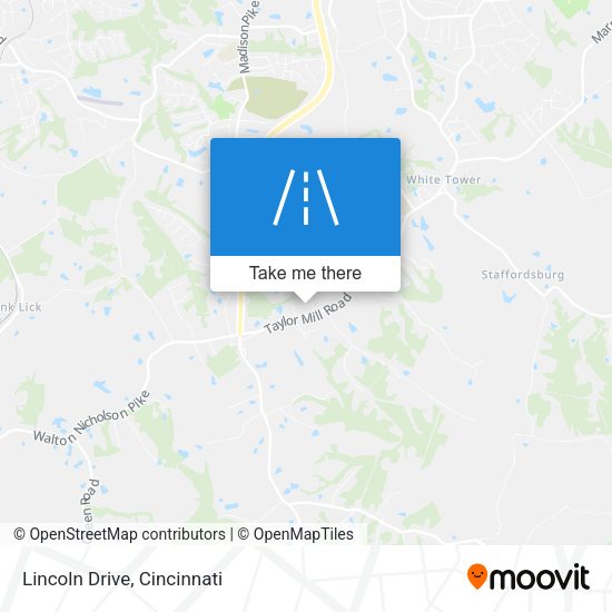Mapa de Lincoln Drive