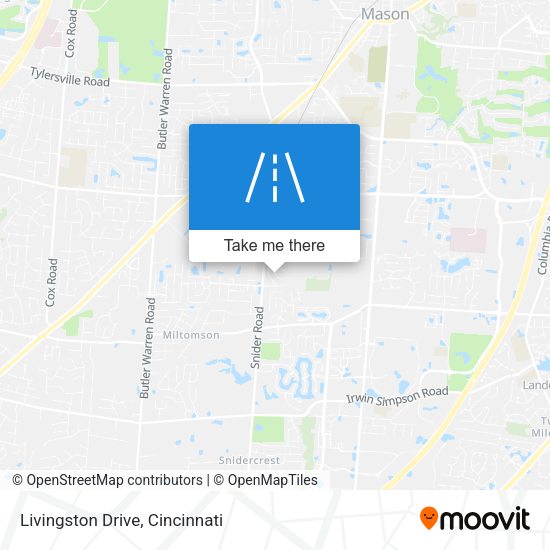 Mapa de Livingston Drive