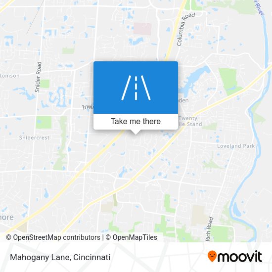 Mapa de Mahogany Lane