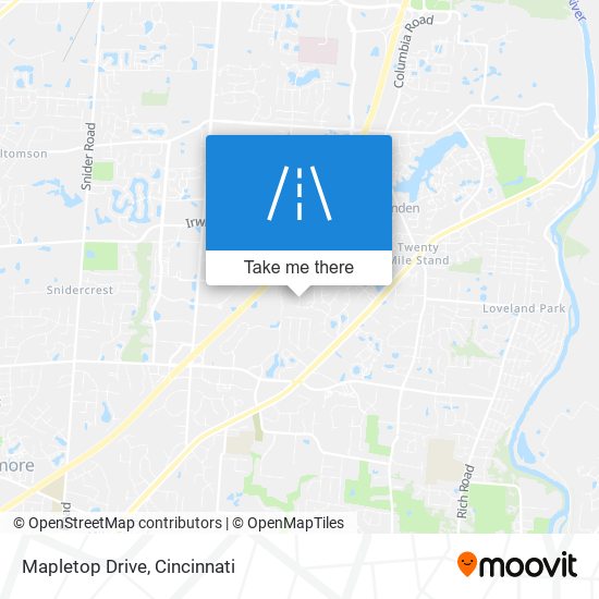 Mapletop Drive map