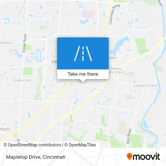 Mapletop Drive map