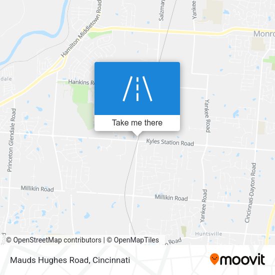 Mauds Hughes Road map