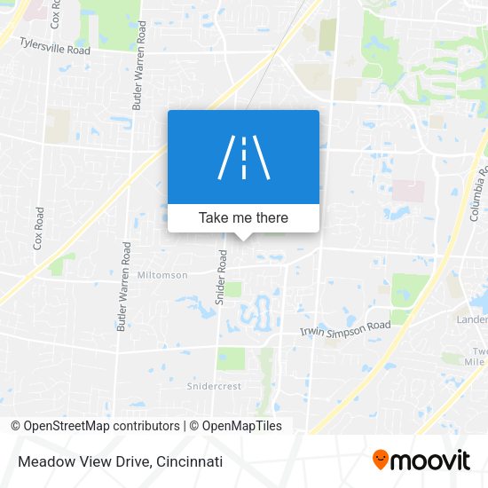 Meadow View Drive map