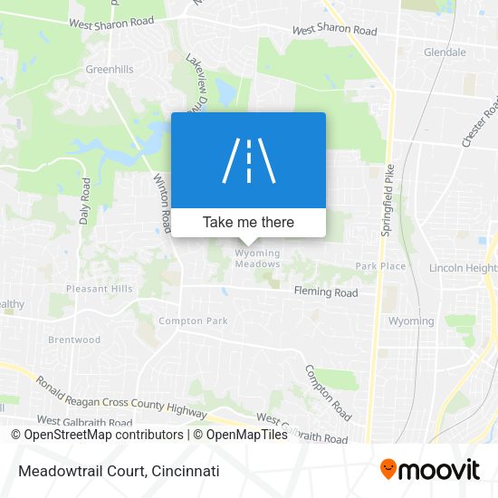 Mapa de Meadowtrail Court