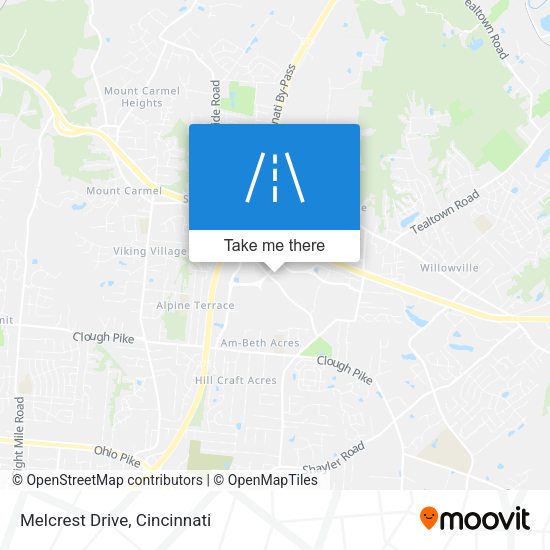 Mapa de Melcrest Drive
