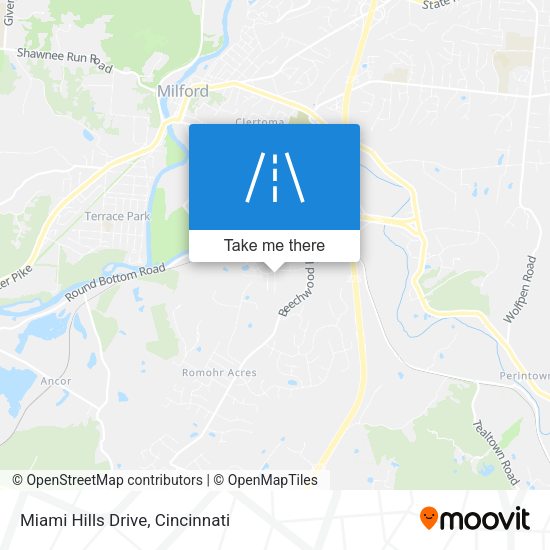 Mapa de Miami Hills Drive