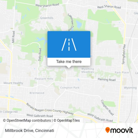 Mapa de Millbrook Drive