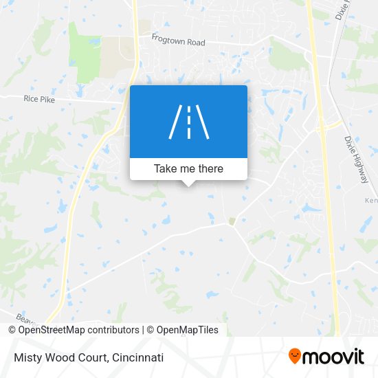 Misty Wood Court map