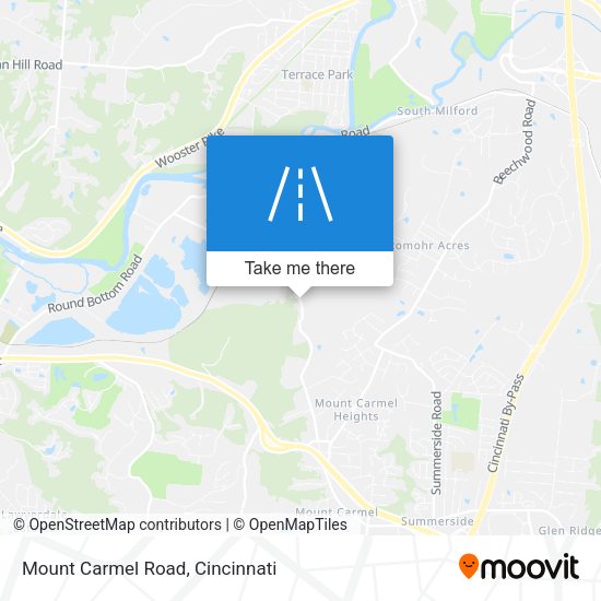 Mount Carmel Road map
