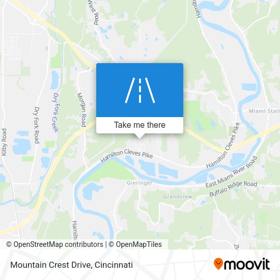 Mapa de Mountain Crest Drive