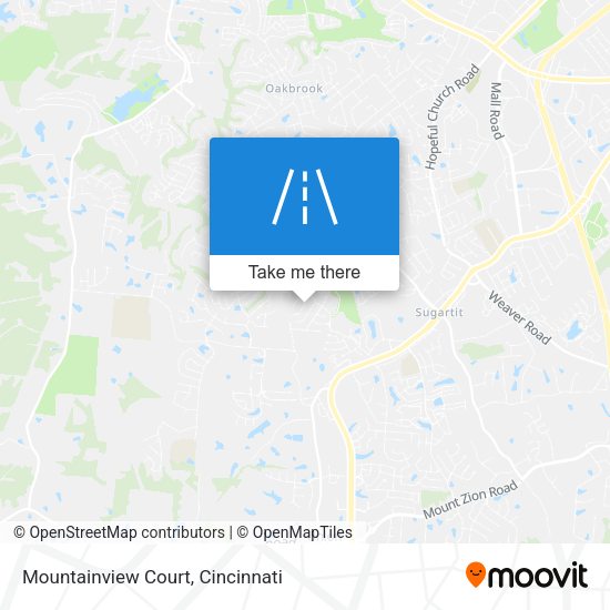 Mountainview Court map
