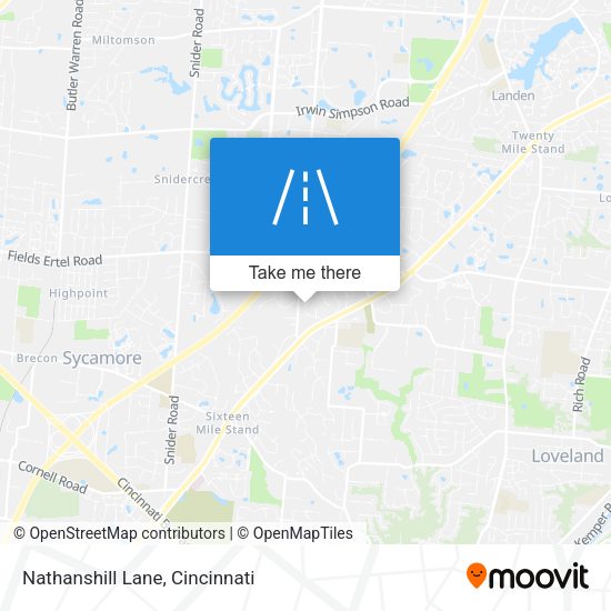 Nathanshill Lane map