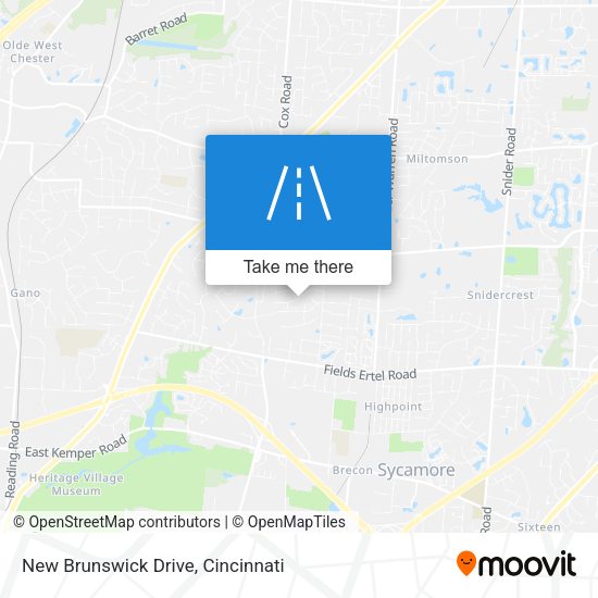 New Brunswick Drive map