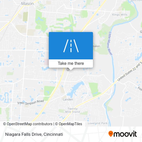 Niagara Falls Drive map