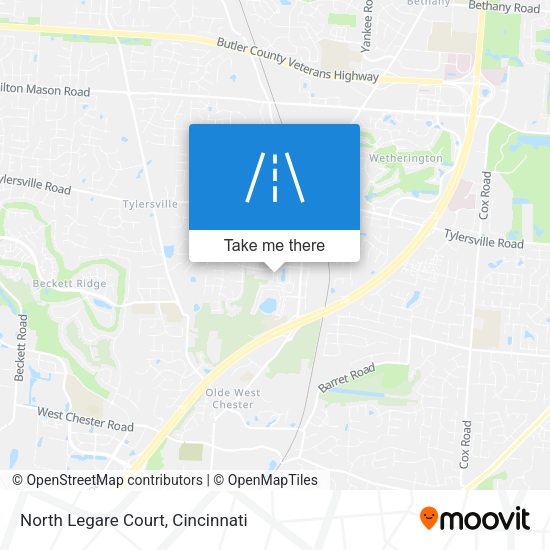 North Legare Court map