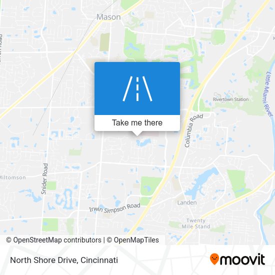 Mapa de North Shore Drive