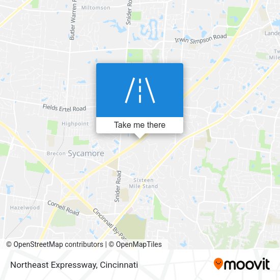 Mapa de Northeast Expressway