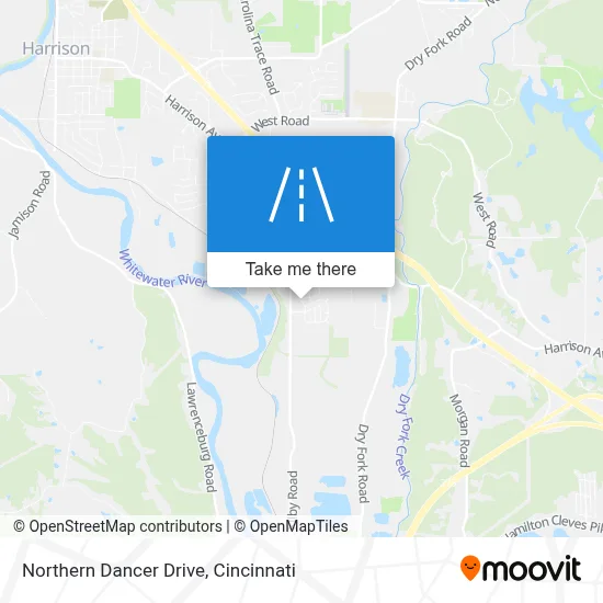 Northern Dancer Drive map