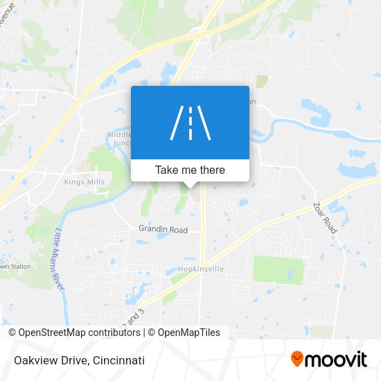 Mapa de Oakview Drive