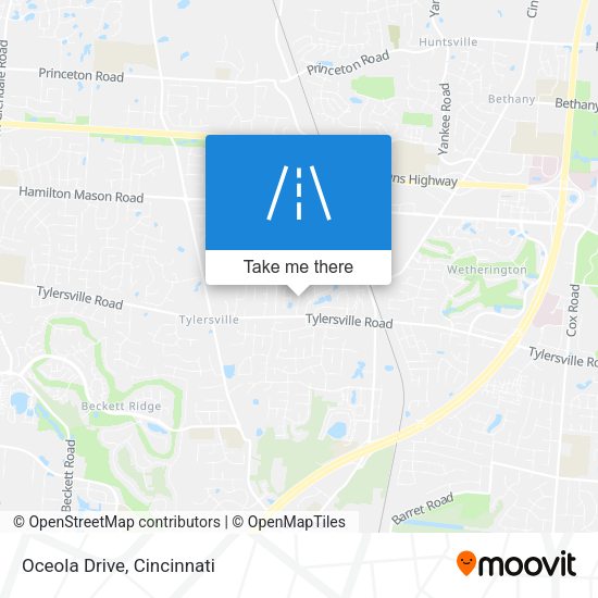 Mapa de Oceola Drive