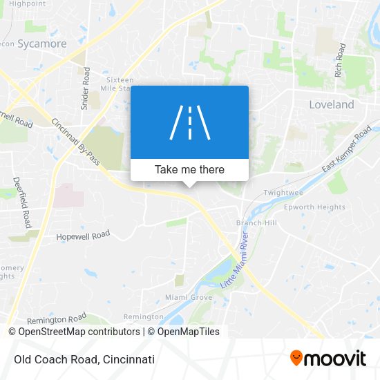 Mapa de Old Coach Road