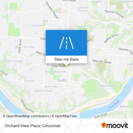 Orchard View Place map