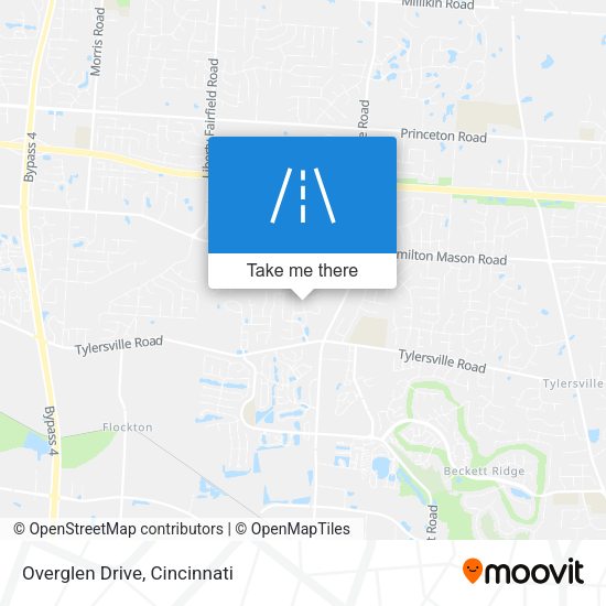 Mapa de Overglen Drive