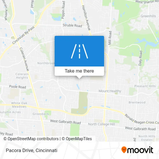 Pacora Drive map