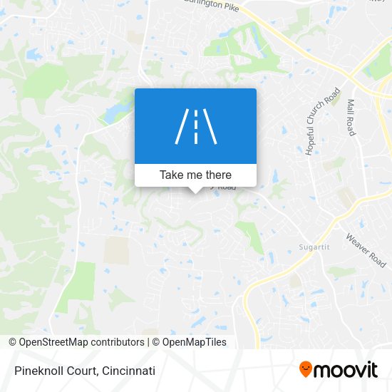 Mapa de Pineknoll Court