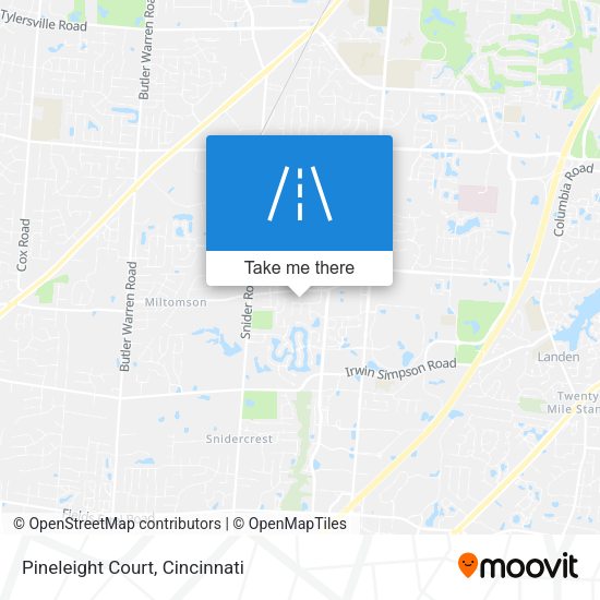 Pineleight Court map