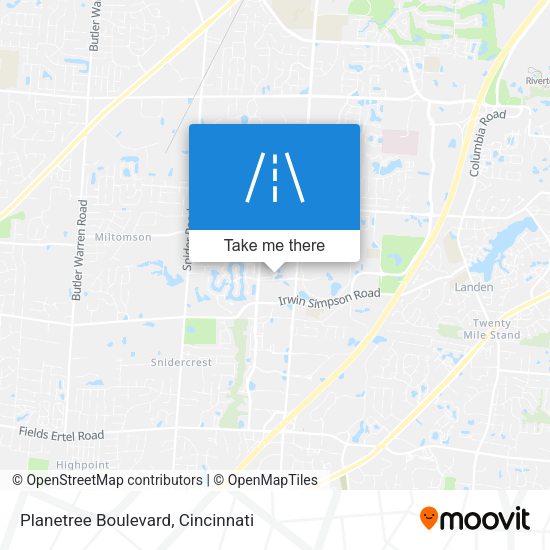 Mapa de Planetree Boulevard