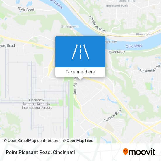 Point Pleasant Road map