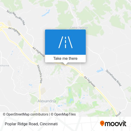 Mapa de Poplar Ridge Road