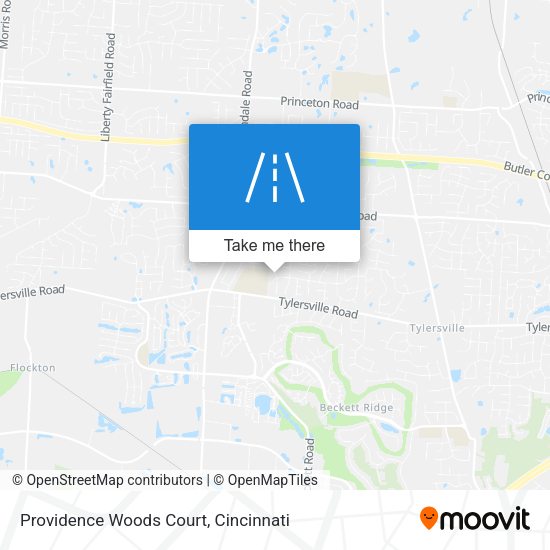 Providence Woods Court map