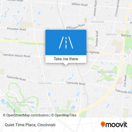 Quiet Time Place map